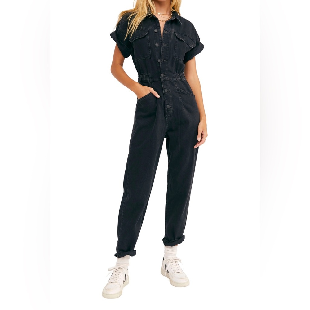 Free People — We The Free Marci Denim Jumpsuit